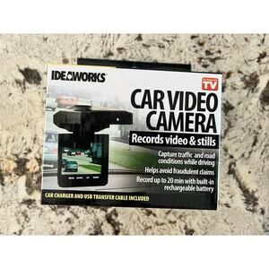 Ideaworks Car Auto Video Camera Records Driving Traffic Road Conditions